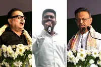 'معافی مانگو'، ابھیشیک کو 'ڈیڈ لائن' مادن کا، 'لفٹ میں چڑھ کر پیراشوٹ سے اترنا'، فیرہاد کا طنز!