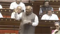 وزیر داخلہ چھپ نہیں سکتے، ایک دن انہیں گھسیٹ کر باہر نکالیں گے، راجیہ سبھا میں کھرگے کا بیان، بی جے پی نے کیا احتجاج