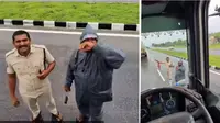 تلنگانہ میں بارڈر چیکنگ کے نام پر مبینہ وصولی، لاری ڈرائیور کی ویڈیو وائرل