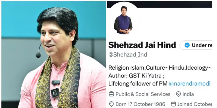 شہزاد پونا والا کا بی جے پی سے استعفیٰ؛ سوشل میڈیا بائیو سے پارٹی کا نام حذف
