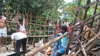 گھر گرنے سے مٹی کی دیوار کے نیچے دب کر باپ اور بیٹی کی موت