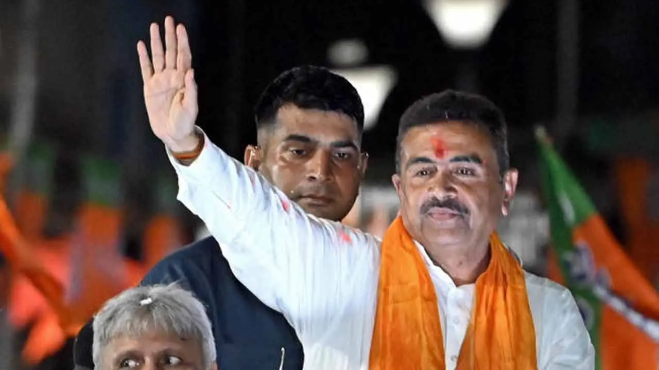 وزیر اعلیٰ شبھیندو ادھیکاری نے بھوانی پور میں ترنگا یاترا کی تیاری شروع کی