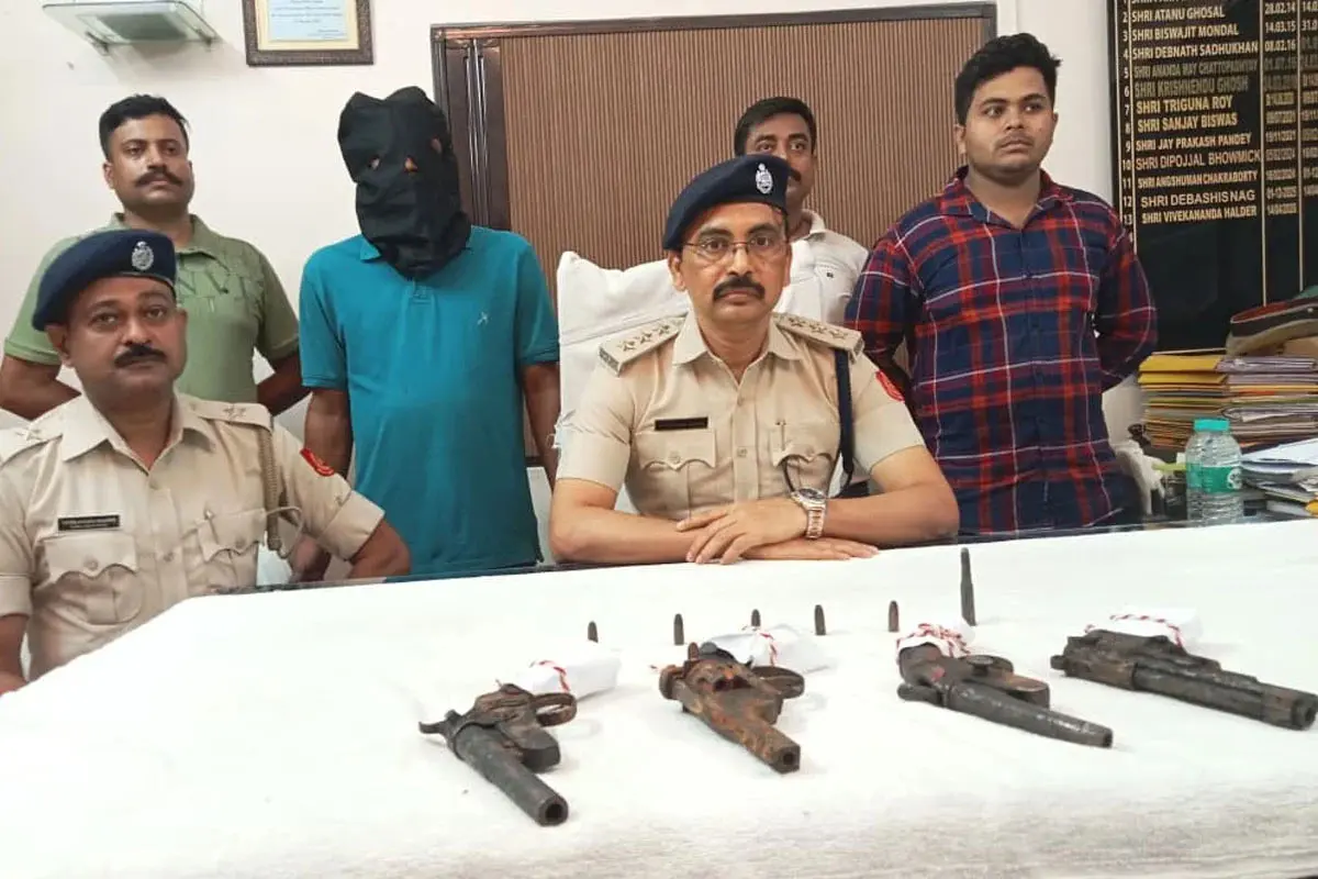 کانچرا پاڑہ میں نالی سے مہلک اسلحہ برآمد