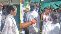 ممتا کے قافلے پر حملہ، گاڑی پر کیچڑ اور پتھر پھینکے گئے
