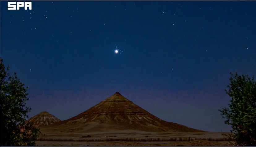 سعودی عرب کے آسمان پر شہاب ثاقب کی بارش