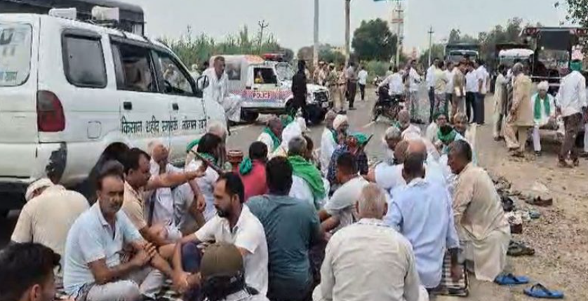 ہریانہ کے ضلع جیند میں شدید کشیدگی:  وزیراعلیٰ کے یومِ آزادی کے پروگرام کا گھیراؤ ، سڑک جام