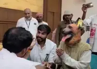 انوکھا احتجاج، شہری کتے کی شکل کا ماسک پہن کر سماعت میں پہنچ گیا