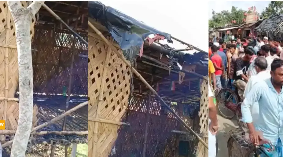 عرابُل اسلام کی گاڑی پر بمباری کے بعد بھانگوڑ میں تشدد: آئی ایس ایف کا پارٹی دفتر نذرِ آتش، حالات شدید کشیدہ