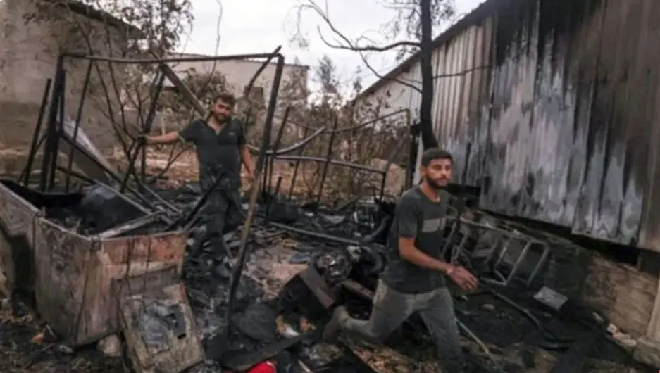 مغربی کنارہ: یہودی آباد کاروں نے فلسطینی تاجر کی فیکٹری کو آگ لگادی