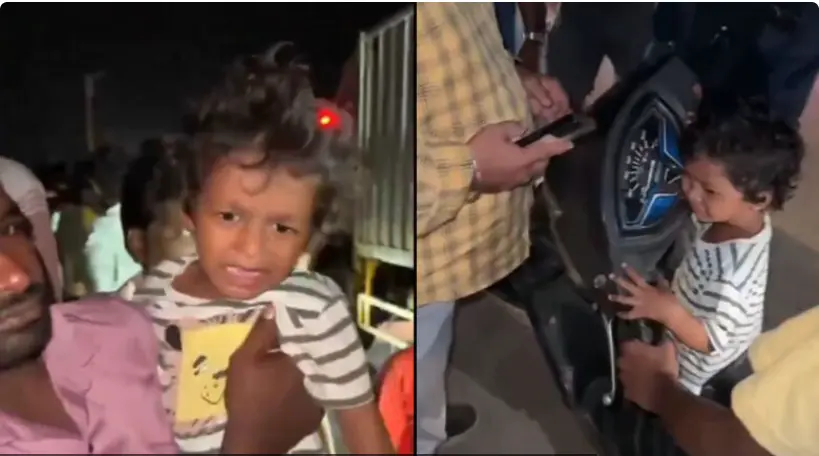 دل دہلا دینے والا واقعہ، تین سالہ بچے کو چھوڑ کر میاں بیوی نے دریائے گوداوری میں چھلانگ لگا دی