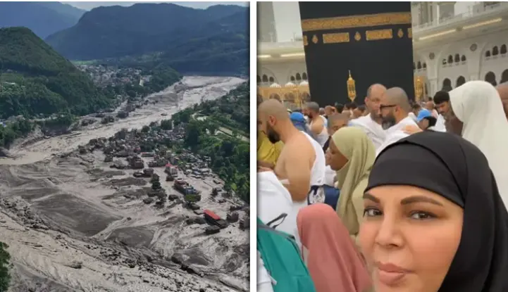 راکھی ساونت کی خانہ کعبہ کے سامنے نیپال کے سیلاب متاثرین کیلئے دعا