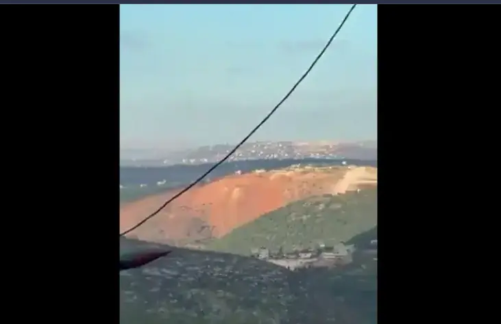 لبنان میں اسرائیلی دھماکے، ’’ القنطرہ‘‘ پہاڑ کا ایک حصہ بیٹھ گیا