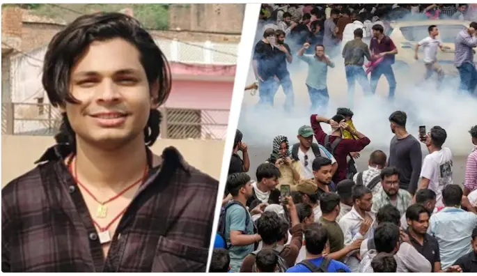 دلت طالبہ نشو کے والد پر حملہ: ’ہندوتوا انفلوئنسر‘ سوتنتر بھاردواج گرفتار، نیپال فرار ہونے کی کوشش ناکام