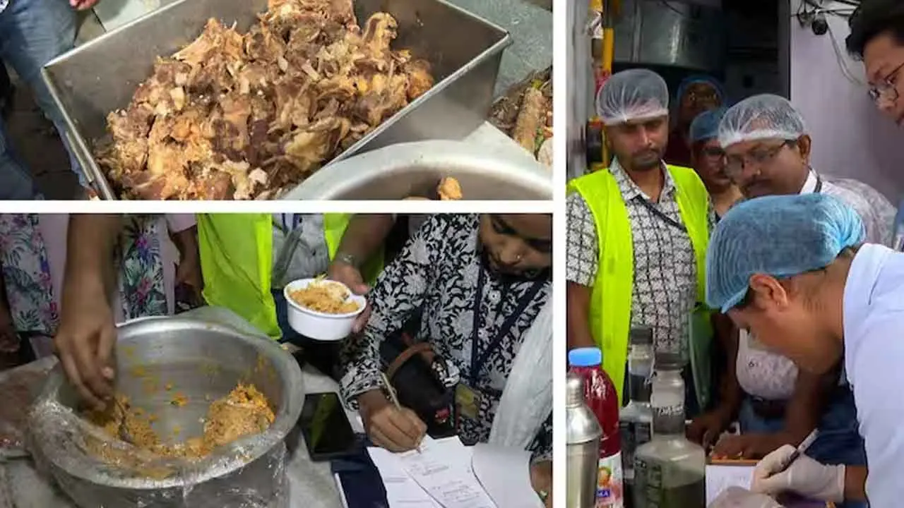کولکاتا سمیت پوری ریاست میں فوڈ سیفٹی مہم تیز: شاپنگ مالز اور مشہور ریسٹورنٹس کے باورچی خانوں میں بلدیاتی حکام کے چھاپے