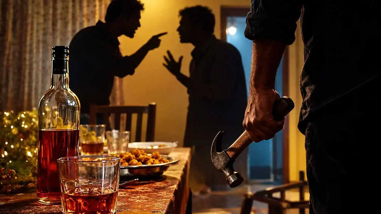 دعوتِ شراب پر بلا کر نوجوان نے دوست کو ہتھوڑے سے قتل کر دیا!