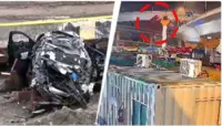 ممبئی میں پل سے نیچے گری بی ایم ڈبلیو کار، حادثے میں 3 افراد کی دردناک موت