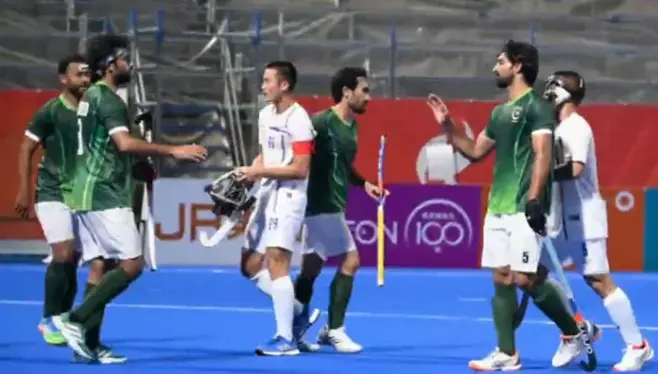 ایشین گیمز ہاکی ایونٹ، پاکستان کی تھائی لینڈ کو 0-9 سے شکست
