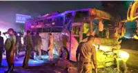 یمنا ایکسپریس وے پر چلتی بس میں لگی آگ، جھلس کر 9 مسافروں کی موت