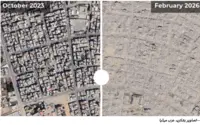 سیٹلائٹ تصاویر سے غزہ میں تباہی عیاں