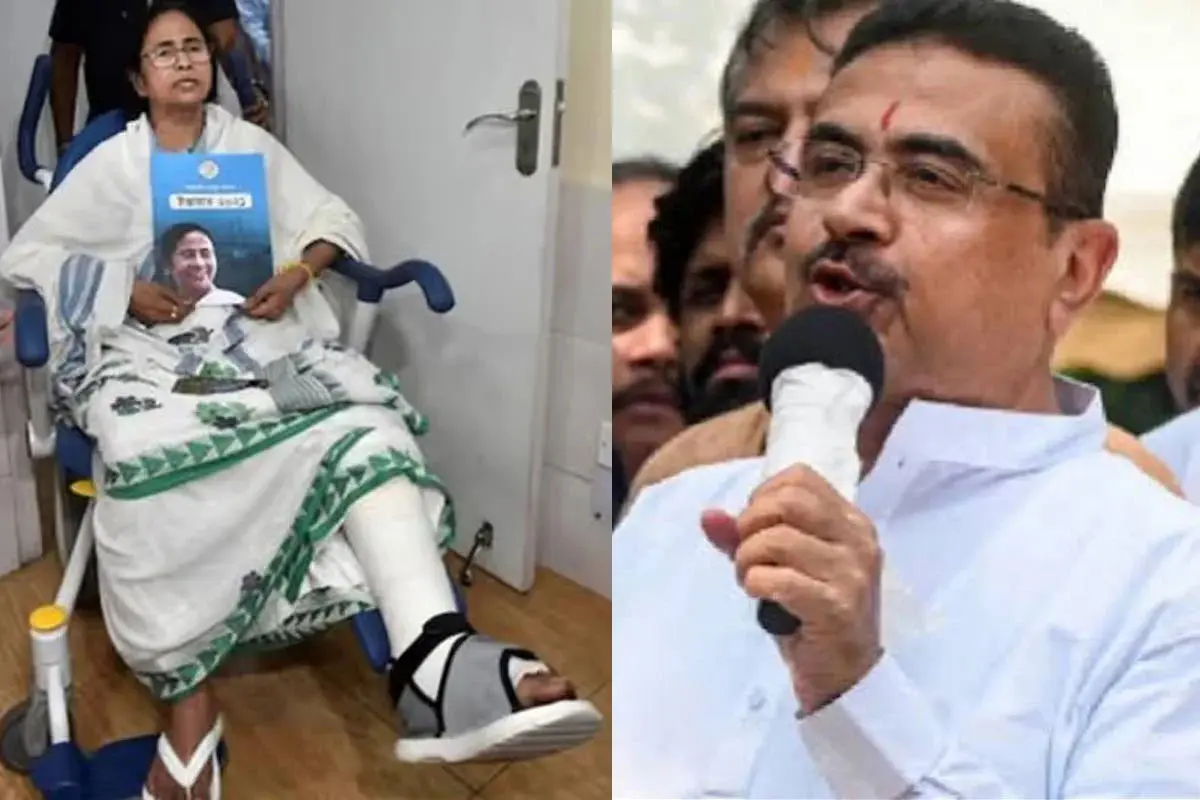 نندی گرام میں ممتا کی ٹانگ نہیں ٹوٹی تھی؟ شوبھندو نے پیش کیا ’ثبوت‘، ضمنی انتخاب کے بعد ہوگی کارروائی