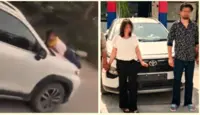 گرل فرینڈز کے ساتھ دیکھے جانے پر شوہر کی بیوی کو گاڑی سے کچلنے کی کوشش