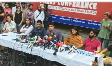 10 اکتوبر کو جنتر منتر پر احتجاج: سی جے پی کے نائب کنوینر سورَو داس کا پارلیمنٹ اسٹریٹ پولیس اسٹیشن کا دورہ، نوٹس جمع کروایا