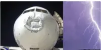 دورانِ پرواز طیارے سے آسمانی بجلی ٹکرا گئی