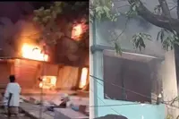 مہالیا کی صبح ہوڑہ میں بھیانک آتش زدگی! تین منزلہ مکان جل کر خاکستر، ایک شخص زخمی