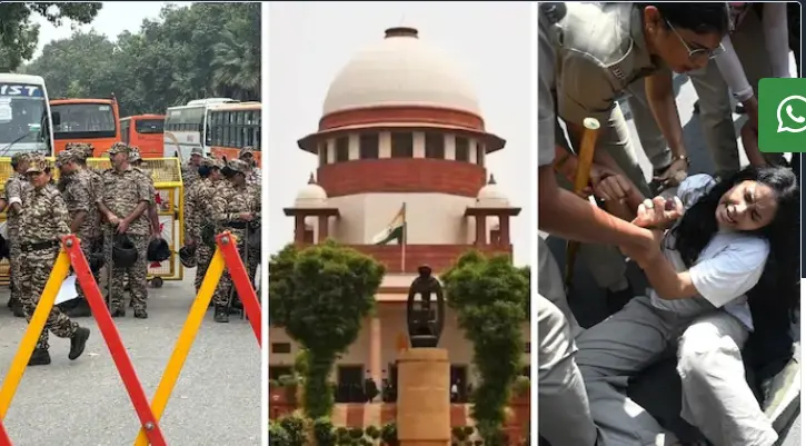 دہلی پابندیاں معاملہ: سپریم کورٹ کی سخت برہمی، انٹرنیٹ کی معطلی اور سڑکیں بلاک کرنے پر روک
